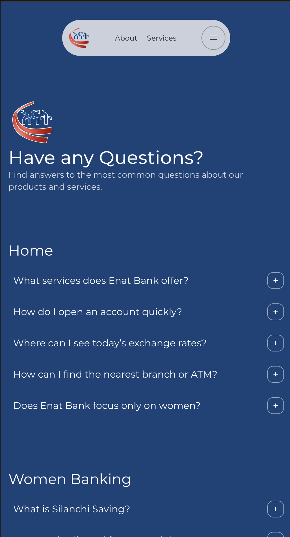Enat Bank Website — image 5